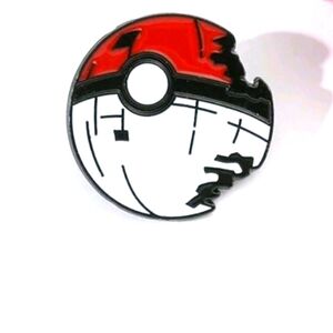 Pokeball/Deathstar Enamel Pin